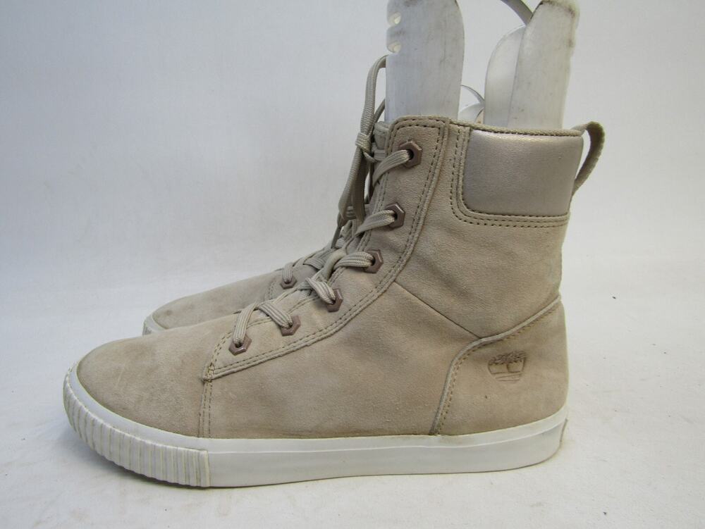 Timberland Womens Size 9 M Gray Suede Laces Ankle Casual Boots